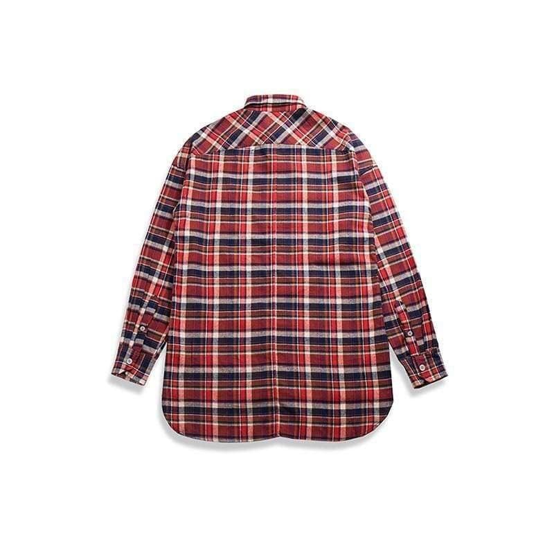 ezy2find men's shirts Red / L Red checked shirt