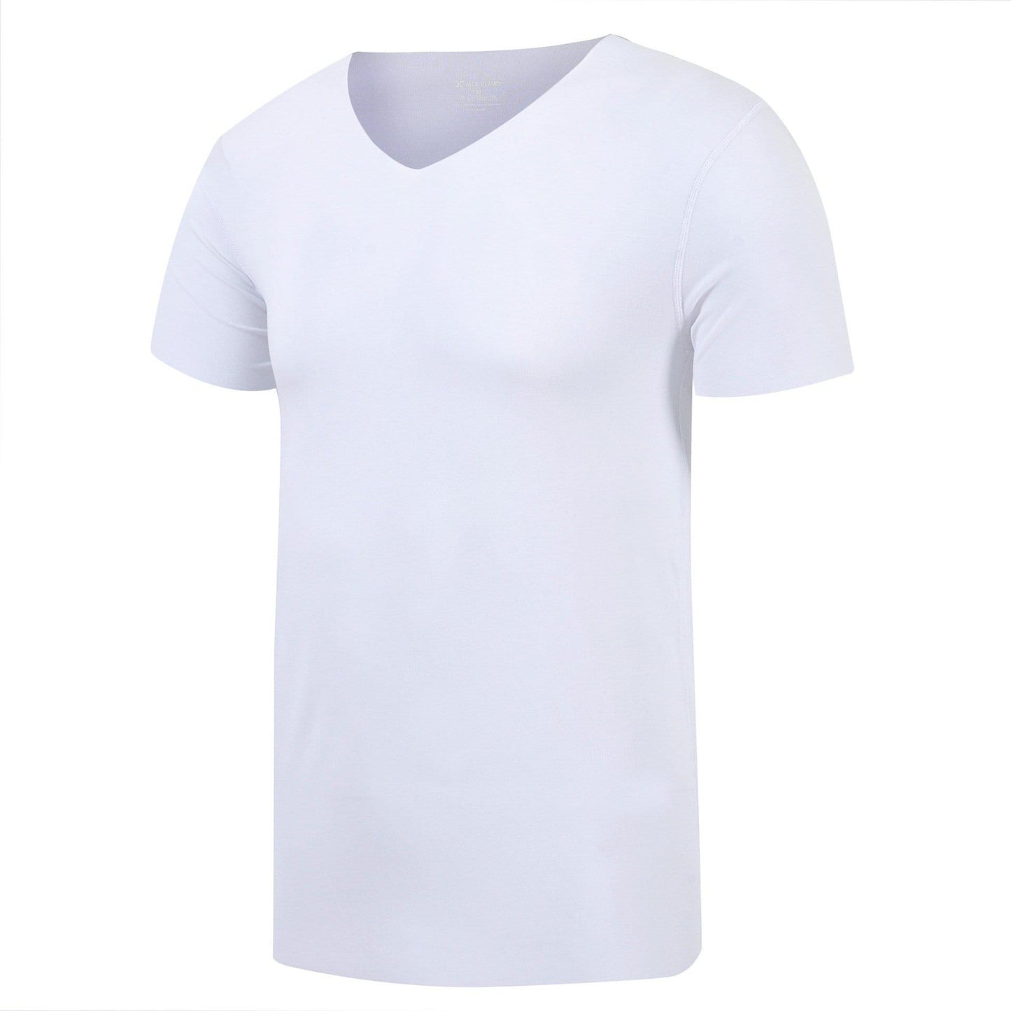 ezy2find Men's Shirts White / XXL Cut half-sleeved solid color bottoming shirtr bottoming shirt