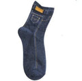 ezy2find men's sock Dark blue Cowboy socks