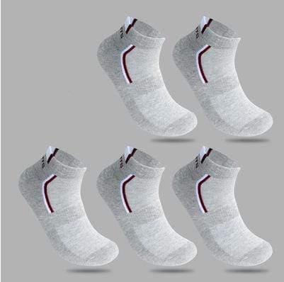 ezy2find men's sock Grey / 20pcs Socks Men's Boat Socks Pure Cotton Low Cut Shallow Mouth