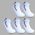 ezy2find men's sock White x orange / 20pcs Socks Men's Boat Socks Pure Cotton Low Cut Shallow Mouth