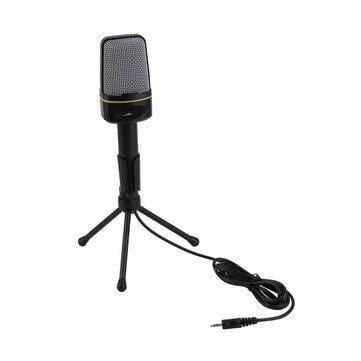 ezy2find Microphone for Computer Laptop SF-920 3.5mm Wired Studio Capacitive Professional Condenser Microphone for Computer Laptop SF-920 3.5mm Wired Studio Capacitive Professional Condenser Microphone for Computer Laptop