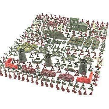 ezy2find Military Model Toys 290PCS 4cm Military Model Toys Simulated Army Base for Children Toys 290PCS 4cm Military Model Toys Simulated Army Base for Children Toys