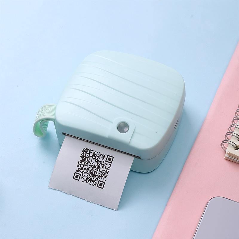 ezy2find mini printer Light green Miniature thermal printer Bluetooth connection printer