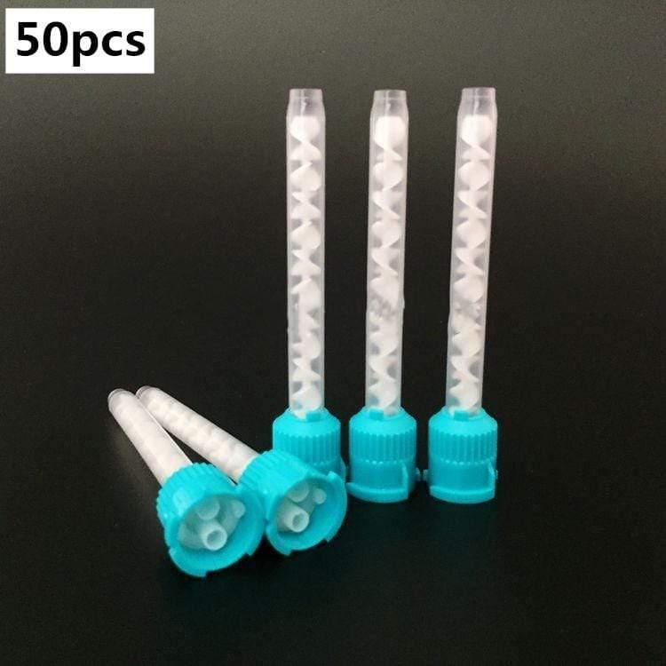 ezy2find Mixing Head For Dental Materials Green / 50pcs Disposable Silicone Rubber Printing Mixing Head For Dental Materials