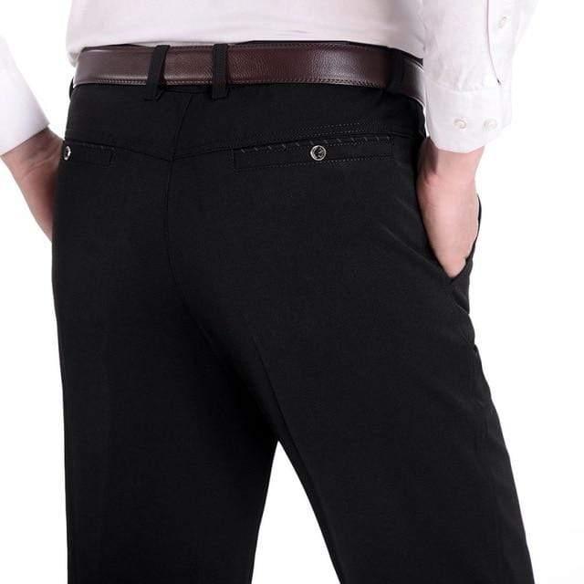 ezy2find pants Black-Thick / 40 New Design Autumn Men Casual Pants Thick Loose Male Pants