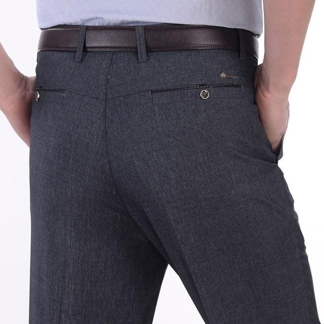 ezy2find pants Dark Grey-Thin / 40 New Design Autumn Men Casual Pants Thick Loose Male Pants