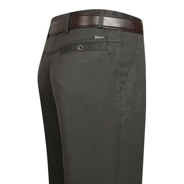 ezy2find pants Khaki-Thick / 40 New Design Autumn Men Casual Pants Thick Loose Male Pants