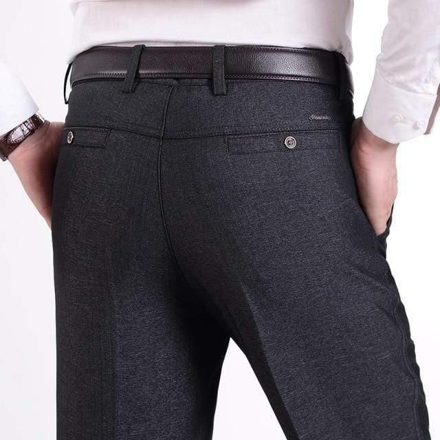 ezy2find pants Sedate Black-Thick / 35 New Design Autumn Men Casual Pants Thick Loose Male Pants