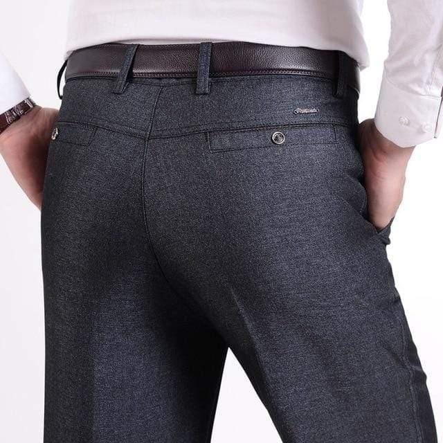 ezy2find pants Sedate Blue-Thick / 39 New Design Autumn Men Casual Pants Thick Loose Male Pants