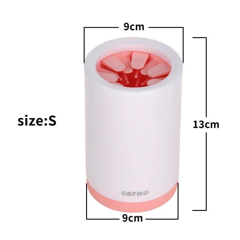 ezy2find pet product Pink / S Pet Paw Cleaner Cup Soft Silicone Combs Portable Pet Foot Washer Cup Paw Clean Brush