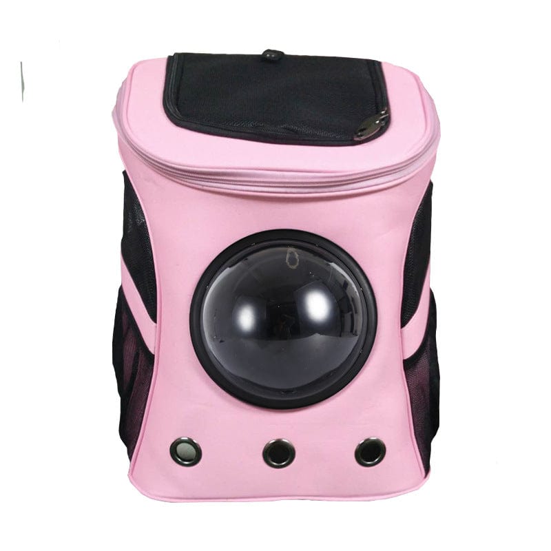 ezy2find Pink Large Pet Backpack Portable Space Capsule Breathable Window Cat Carrier Dog Bag Pets Products Accessories Portable Travel Bags