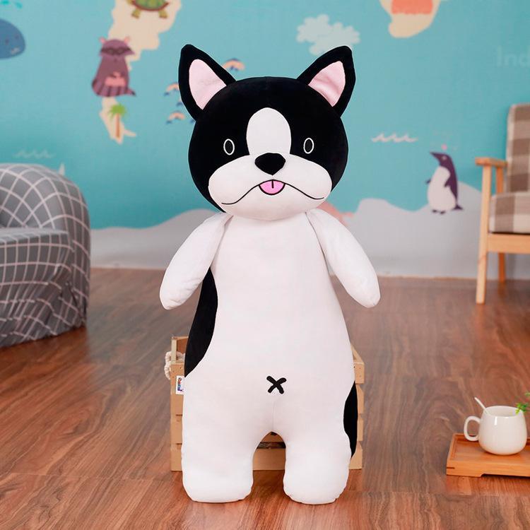 ezy2find plush toys 1 / 80 The new cotton dog doll feather pillow quality goods Bulldog husky soft plush toys to send his girlfriend