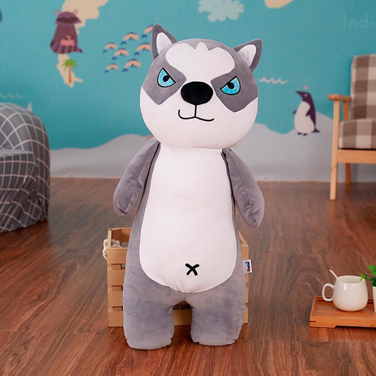 ezy2find plush toys 2 / 27 The new cotton dog doll feather pillow quality goods Bulldog husky soft plush toys to send his girlfriend