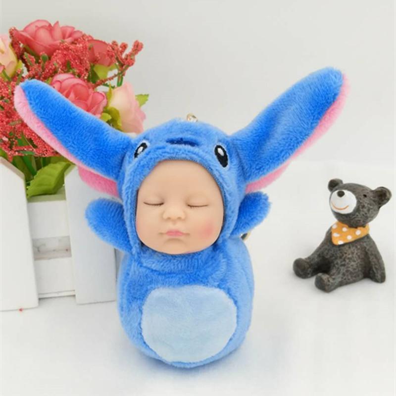 ezy2find plush toys 2 The factory sells sleeping dolls, plush toys, sleeping baby keys, small pendants, creative gifts dolls