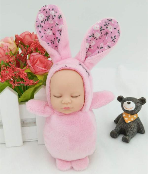 ezy2find plush toys 3 The factory sells sleeping dolls, plush toys, sleeping baby keys, small pendants, creative gifts dolls