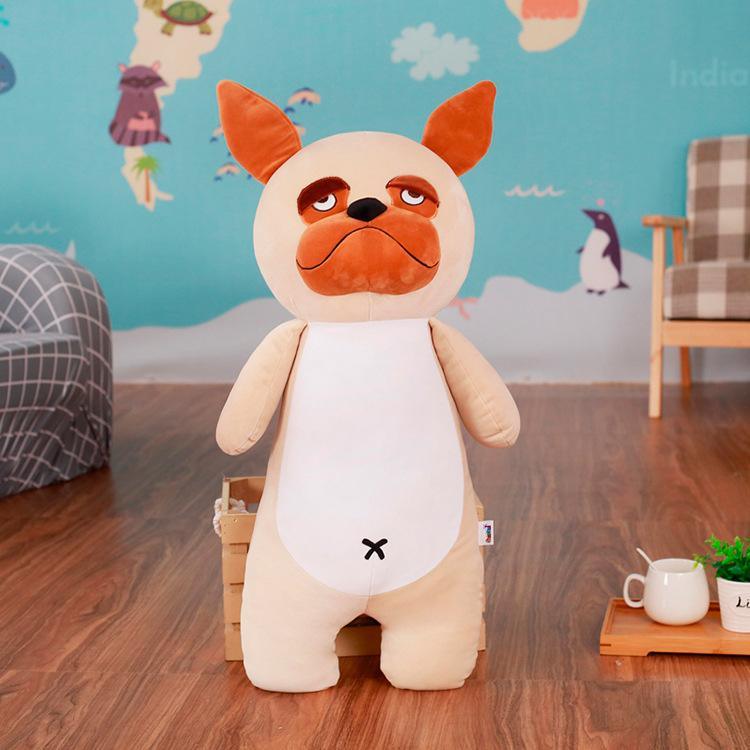 ezy2find plush toys 5 / 80 The new cotton dog doll feather pillow quality goods Bulldog husky soft plush toys to send his girlfriend