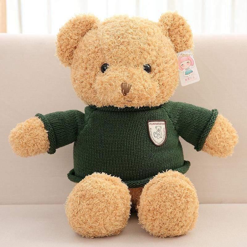 ezy2find plush toys Dark green / 60 The factory sells cute plush toys, sweaters, teddy bear dolls, festival gifts wholesale customization