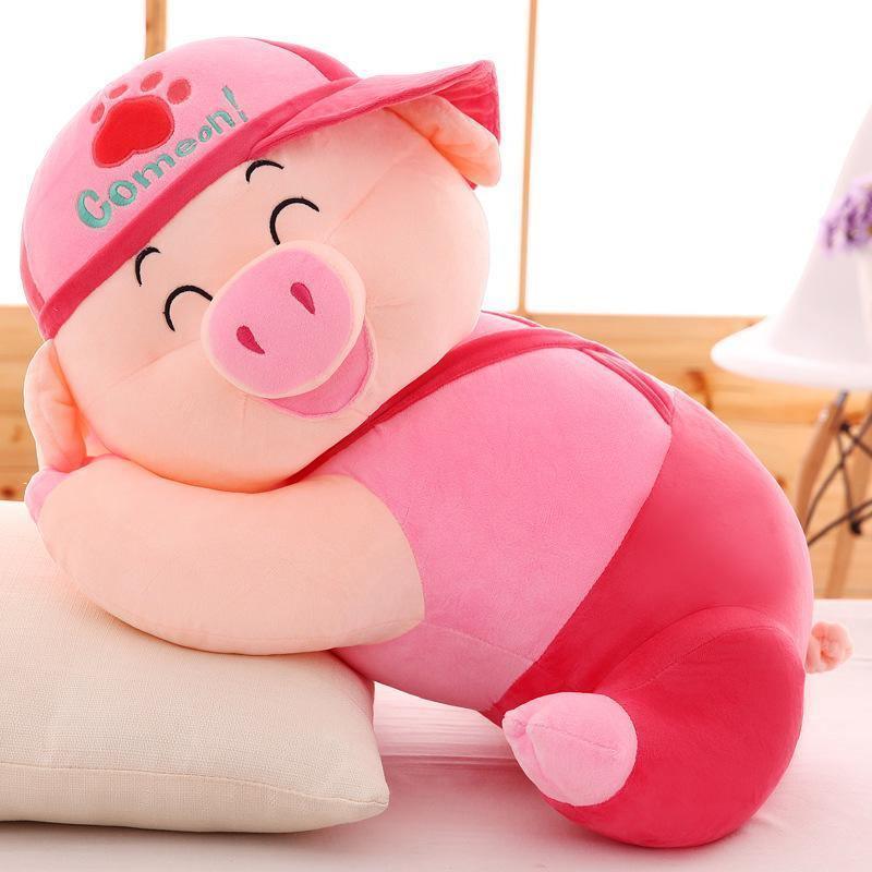 ezy2find plush toys Pink / 40 2020 new Papa pig McDull pig doll plush toys for children children's Day gifts creative pillow