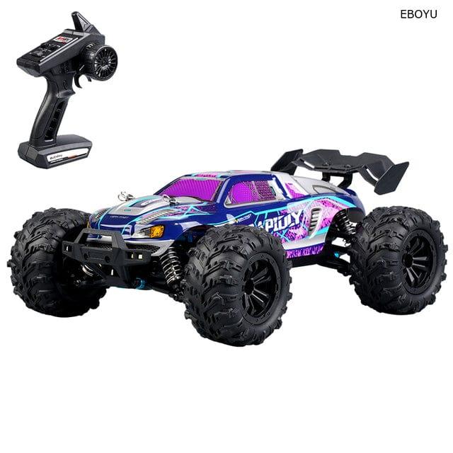 ezy2find Purple EBOYU 16101 RC Car 1:16 Full Scale 2.4GHz 4WD Waterproof High-Speed 38KM/H+ Off-road Remote Control RC Truck Hobby Toys for Kids