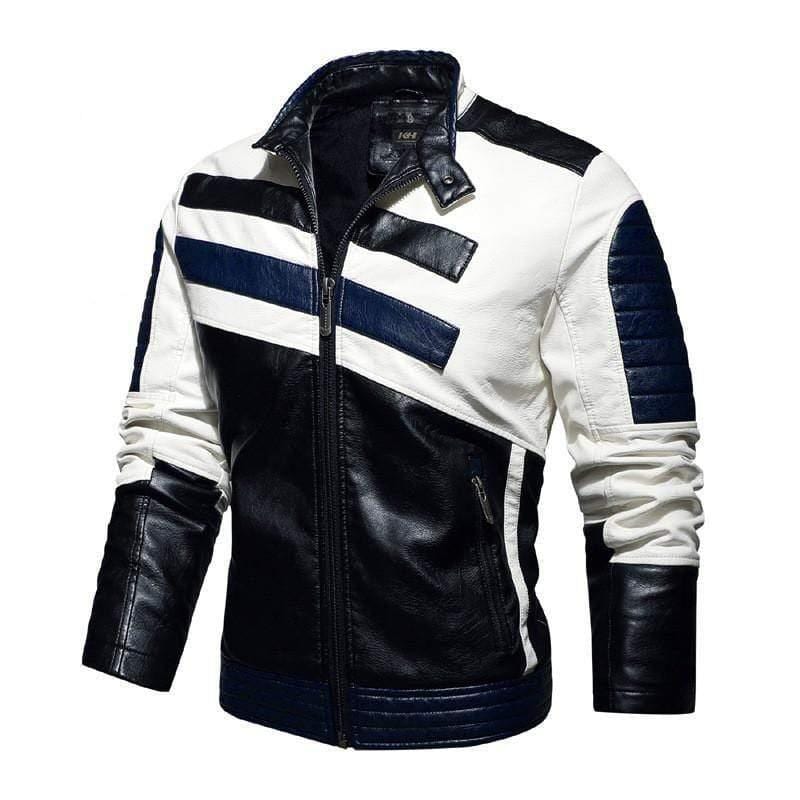 ezy2find racing suit Dark blue / L Men's Motorcycle Leather Motorcycle Racing Suit
