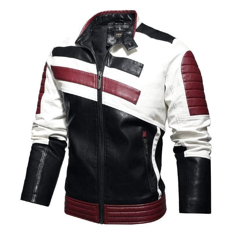 ezy2find racing suit Red / S Men's Motorcycle Leather Motorcycle Racing Suit