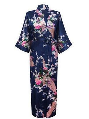 ezy2find robe RB015 Satin Robes for Brides Wedding Robe Sleepwear Silk Pijama Casual Bathrobe Animal Rayon Long Nightgown Women Kimono XXXL