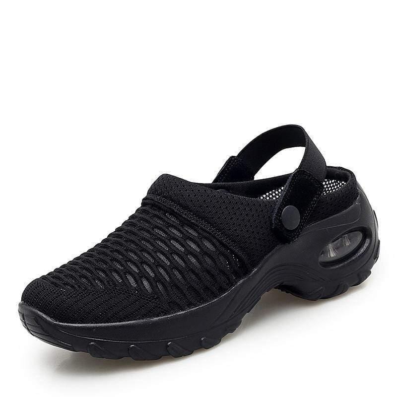 ezy2find sandles Black / 45 Mesh Casual Air Cushion Increased Sandals And Slippers