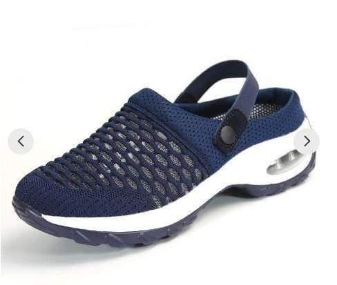 ezy2find sandles Dark blue / 37 Mesh Casual Air Cushion Increased Sandals And Slippers