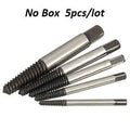 ezy2find screw exstractor 5pcs no box 5pcs/lot Screw Extractors Damaged Broken Screws Removal Tool Used in Removing the Damaged Bolts Drill Bits