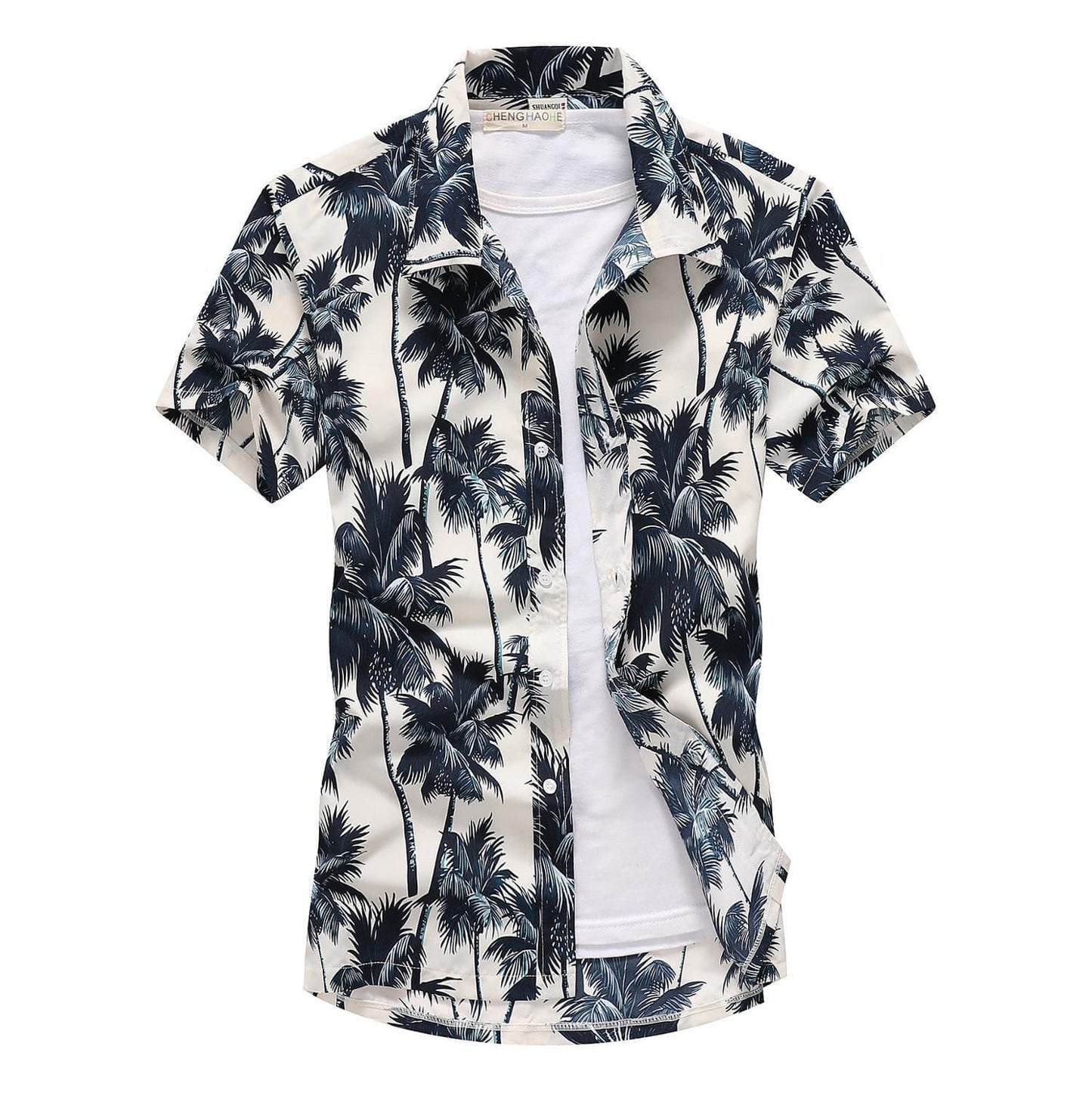 ezy2find shirts 2019 Fashion Mens Short Sleeve Hawaiian Shirt Fast drying Plus Size