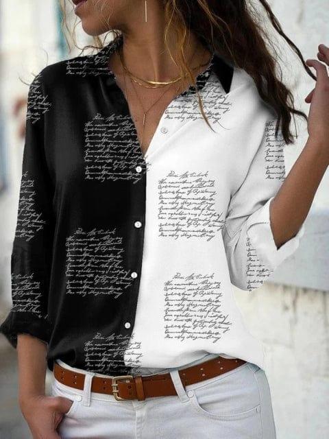 ezy2find shirts Dark Grey / XXL Fashion new shirt women temperament long-sleeved woman shirt casual loose top