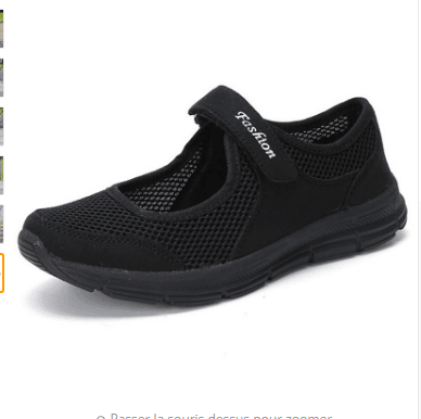 ezy2find shoe Black / 40 Women's walking flat shoes