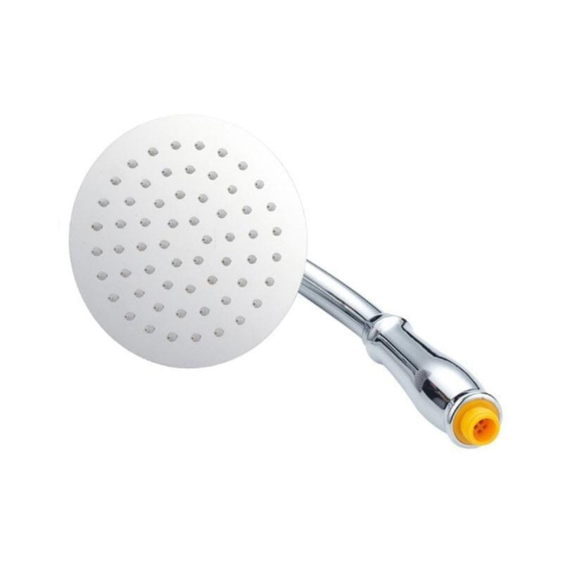 ezy2find shower head Silver round Shower Head 6inch Pressurized Hand-held Overhead Universal Shower Head Shower Set