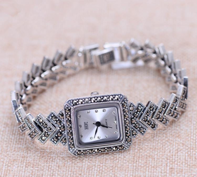 ezy2find Silver Vintage Watch Silver Thai silver ladies watch