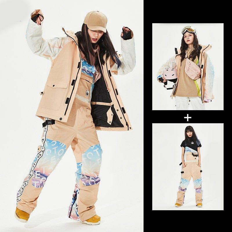 ezy2find Ski Clothing Brown / S Ski suit women