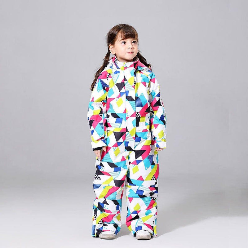 ezy2find Ski Clothing Color the triangle / 110cm Children's ski suit
