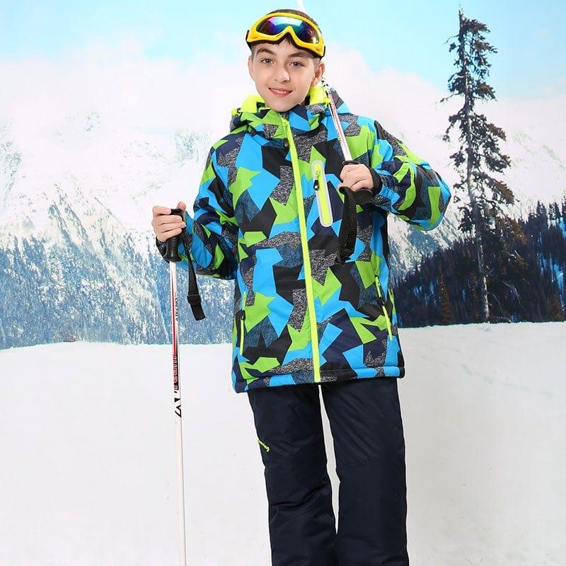 ezy2find Ski Clothing Green / 10 Children's Ski Suit Set