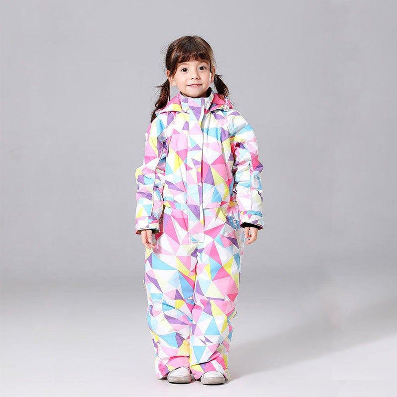 ezy2find Ski Clothing Pink triangle / 160cm Children's ski suit