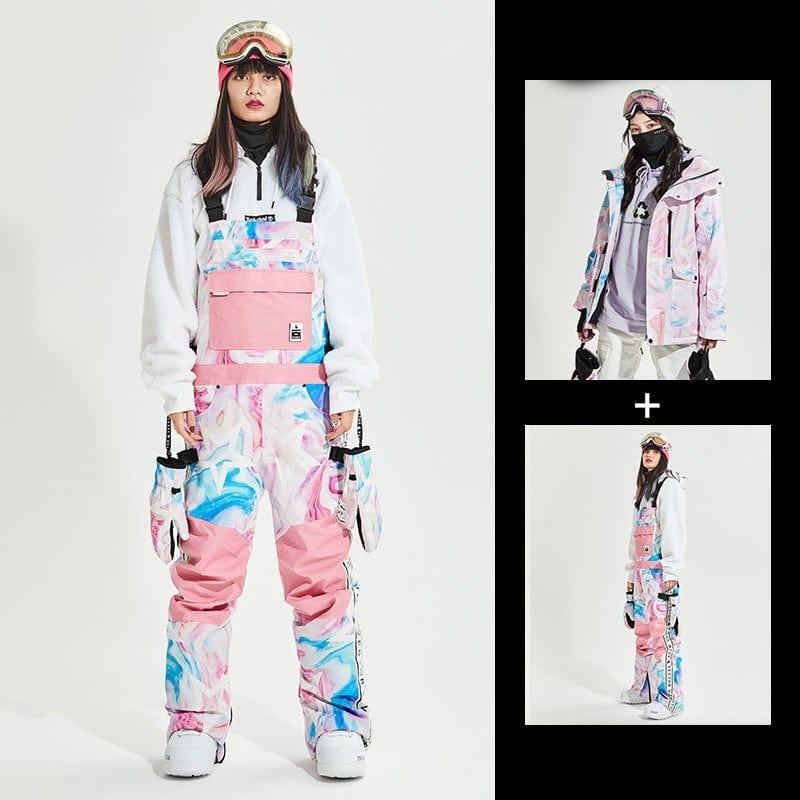 ezy2find Ski Clothing Pink / XS Ski suit women