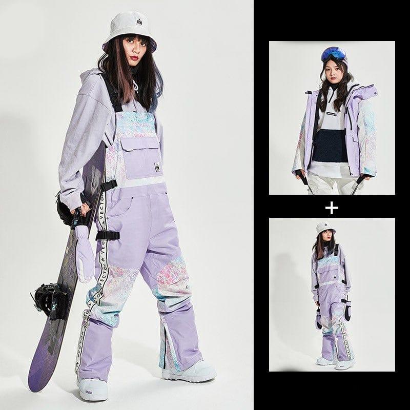 ezy2find Ski Clothing Purple / M Ski suit women