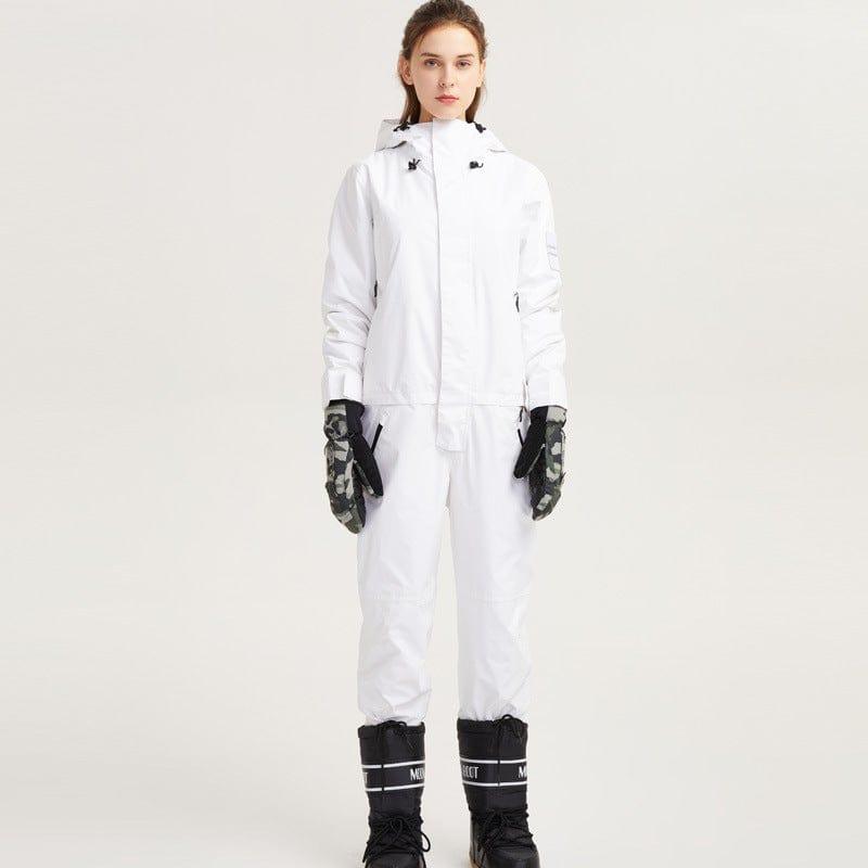 ezy2find Ski Clothing White / S Detachable ski trouser suit