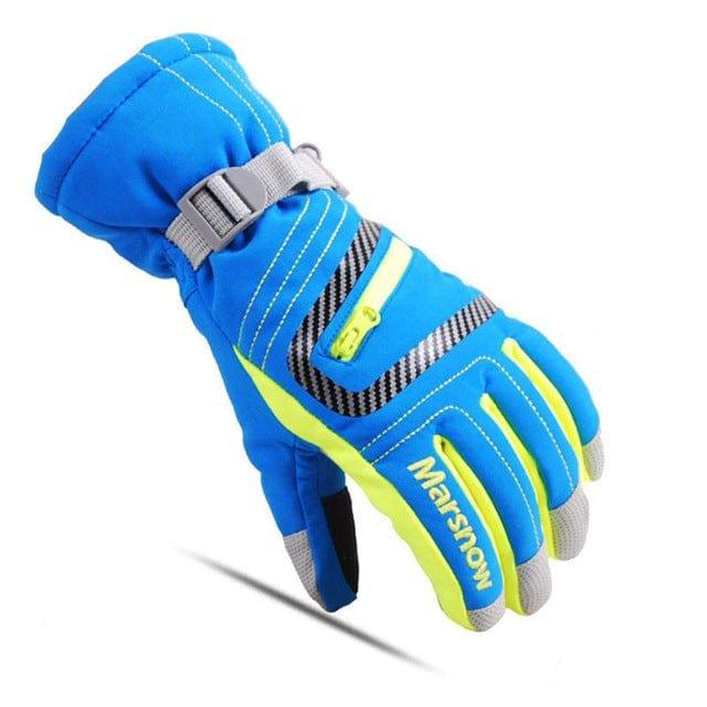 ezy2find Ski Gloves 808Blue / M Warm thick ski gloves
