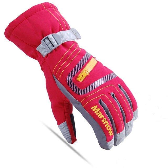 ezy2find Ski Gloves 808red / XL Warm thick ski gloves