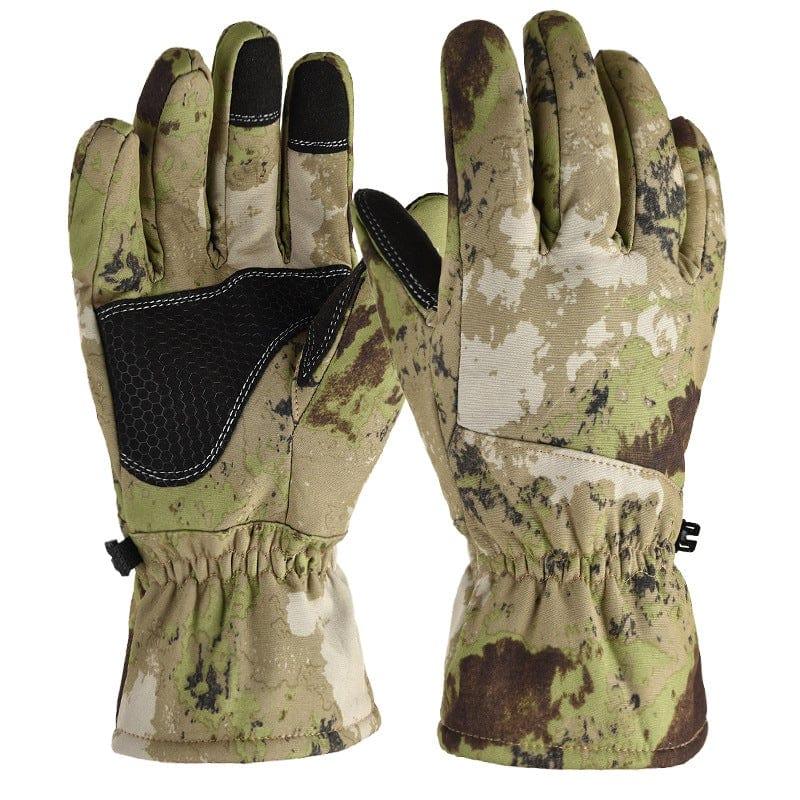 ezy2find Ski Gloves Army Green Ski / XL Outdoor winter sports plus velvet padded ski gloves