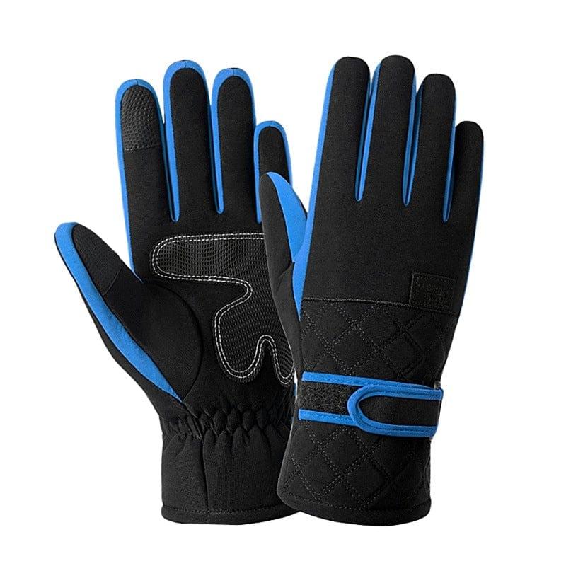 ezy2find Ski Gloves Blue Down cotton ski gloves