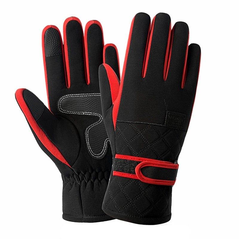 ezy2find Ski Gloves Red Down cotton ski gloves