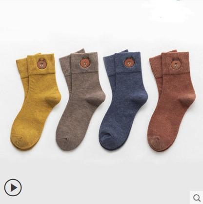 ezy2find Socks 2style / Q4 pairs College wind wild cute cotton socks