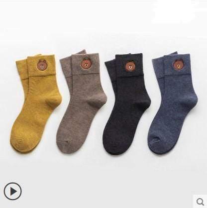 ezy2find Socks 4style / Q4 pairs College wind wild cute cotton socks