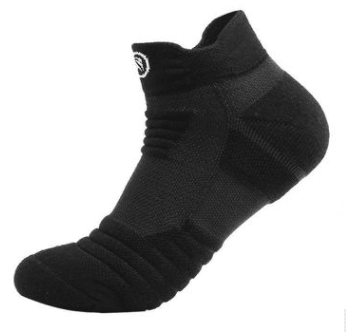 ezy2find SOCKS Black / A Elite Socks Men Thickened Socks Towel Bottom Deodorant Quick-Drying Running Socks